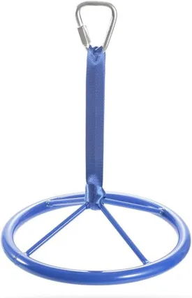 Ninja Swing Obstacle Wheel for Kids - 360 Rotatable Monkey Warrior Wheel for Backyard Outdoor Obstacle Course, Swing Set