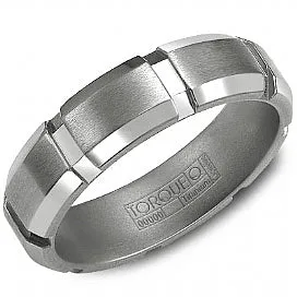 Notched Titanium Band