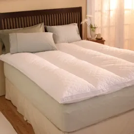 Pacific Coast Feather Baffle Channel Euro Rest Feather Bed - Retail Version of the Feather Bed Used in Many Ritz-Carlton<sup>®</sup> Properties