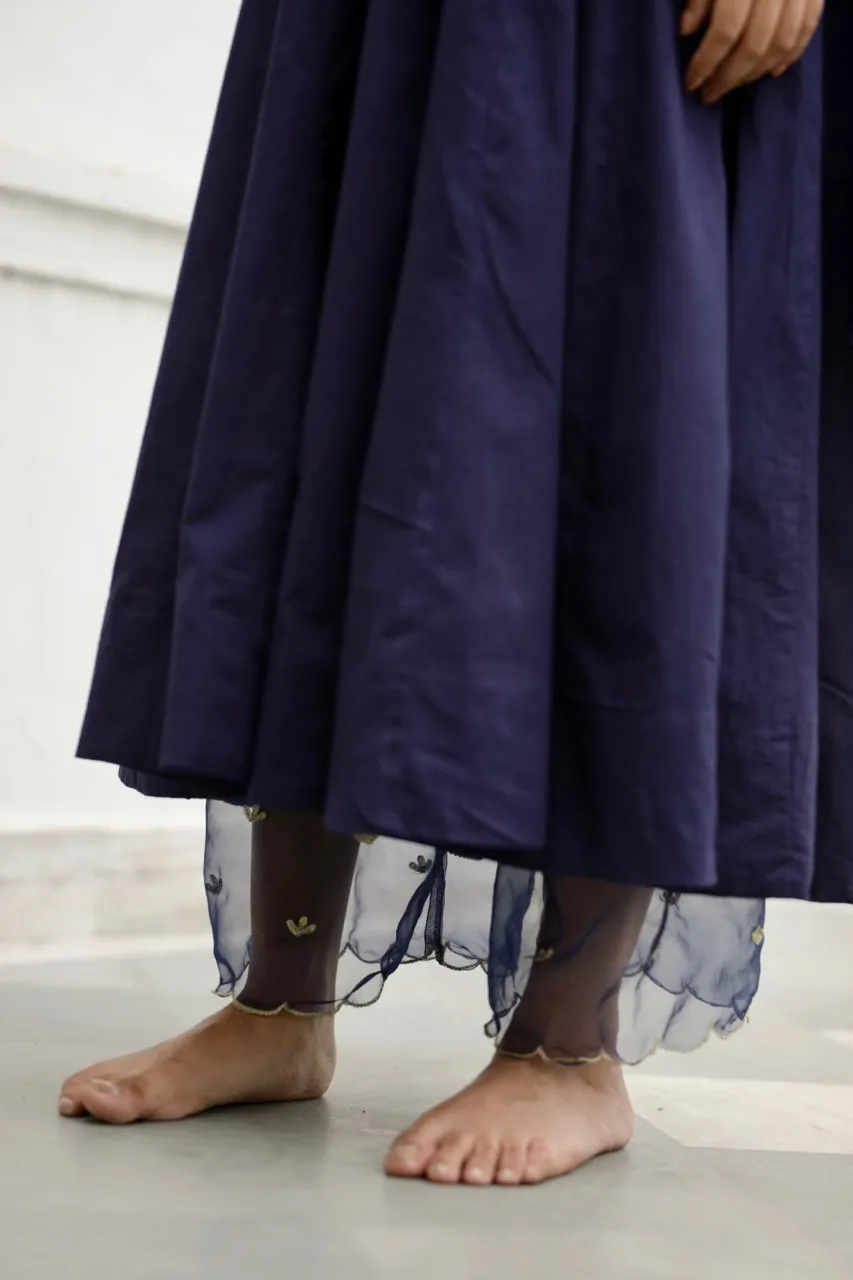 Pakeezah indigo blue cotton set