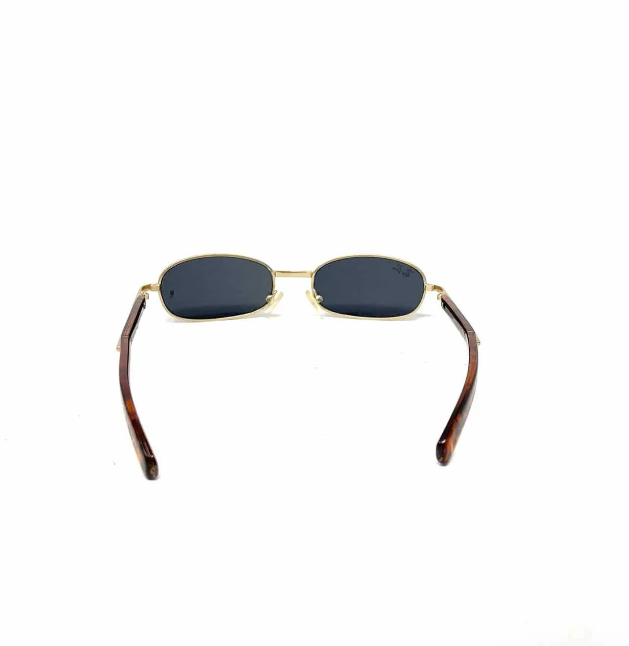 Ray-Ban Gold/Brown Tourtouise Shell Metal Vintage Accessories Sunglasses