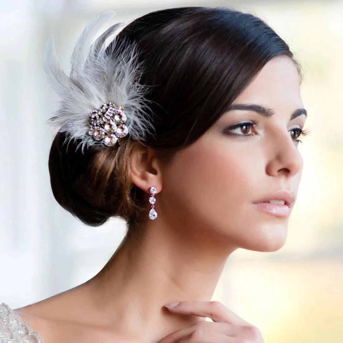 Swan Lake Feather Headpiece