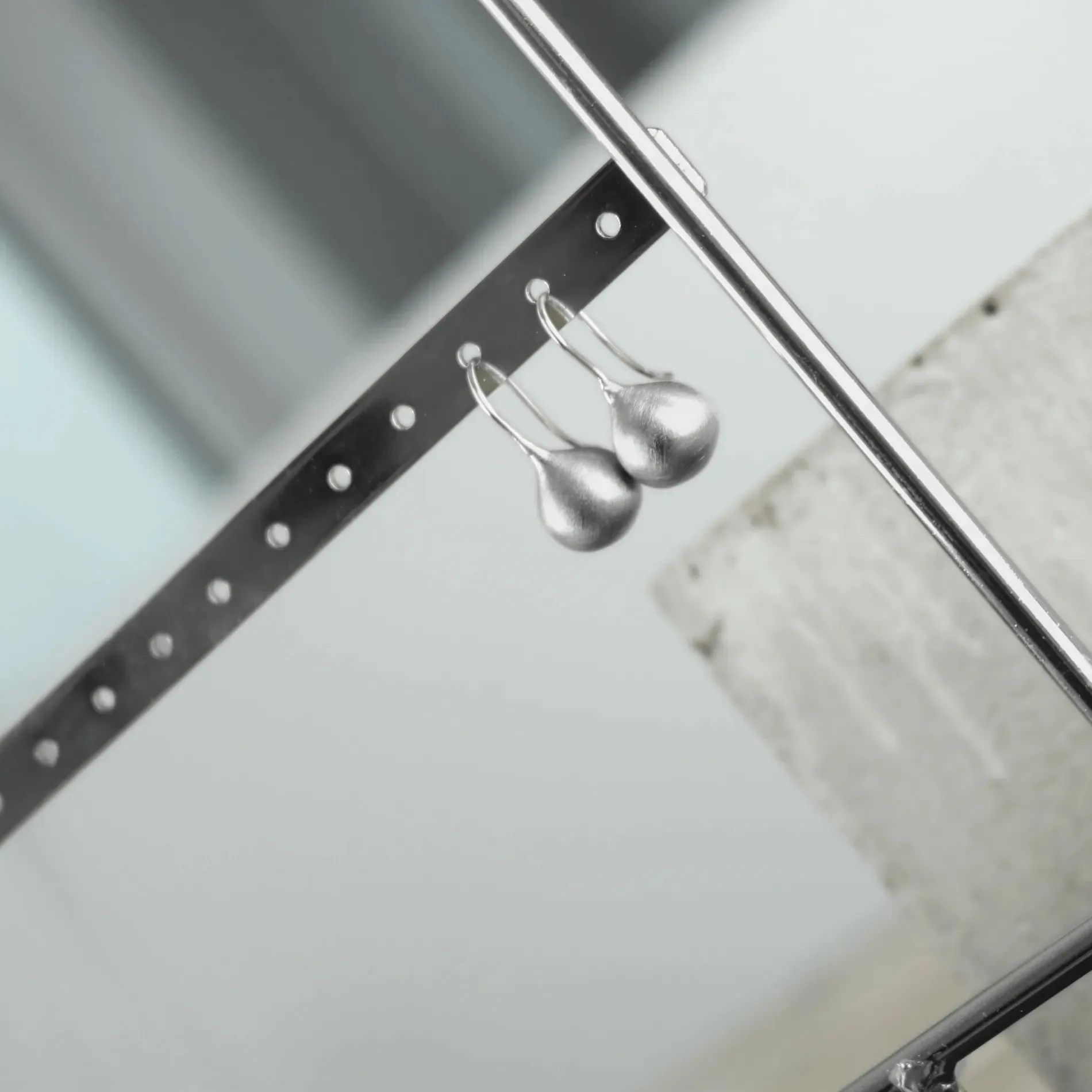 Tabitha Ball Earring Silver Plating