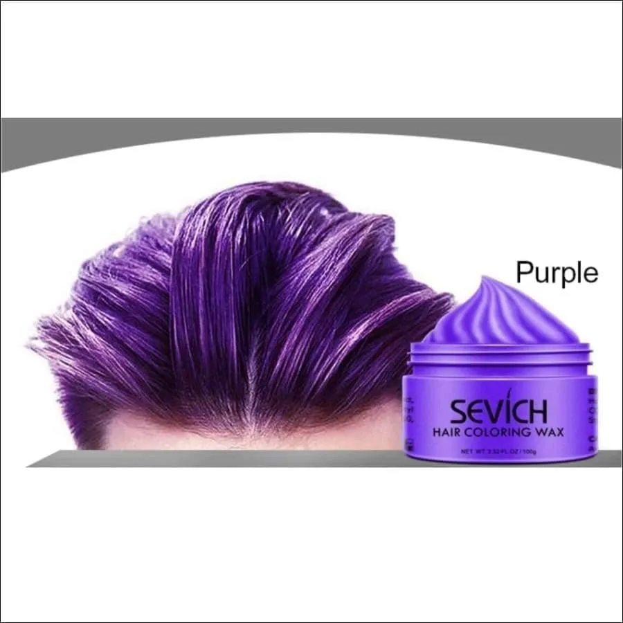 Temporary Color Hair Wax All Natural No Mess