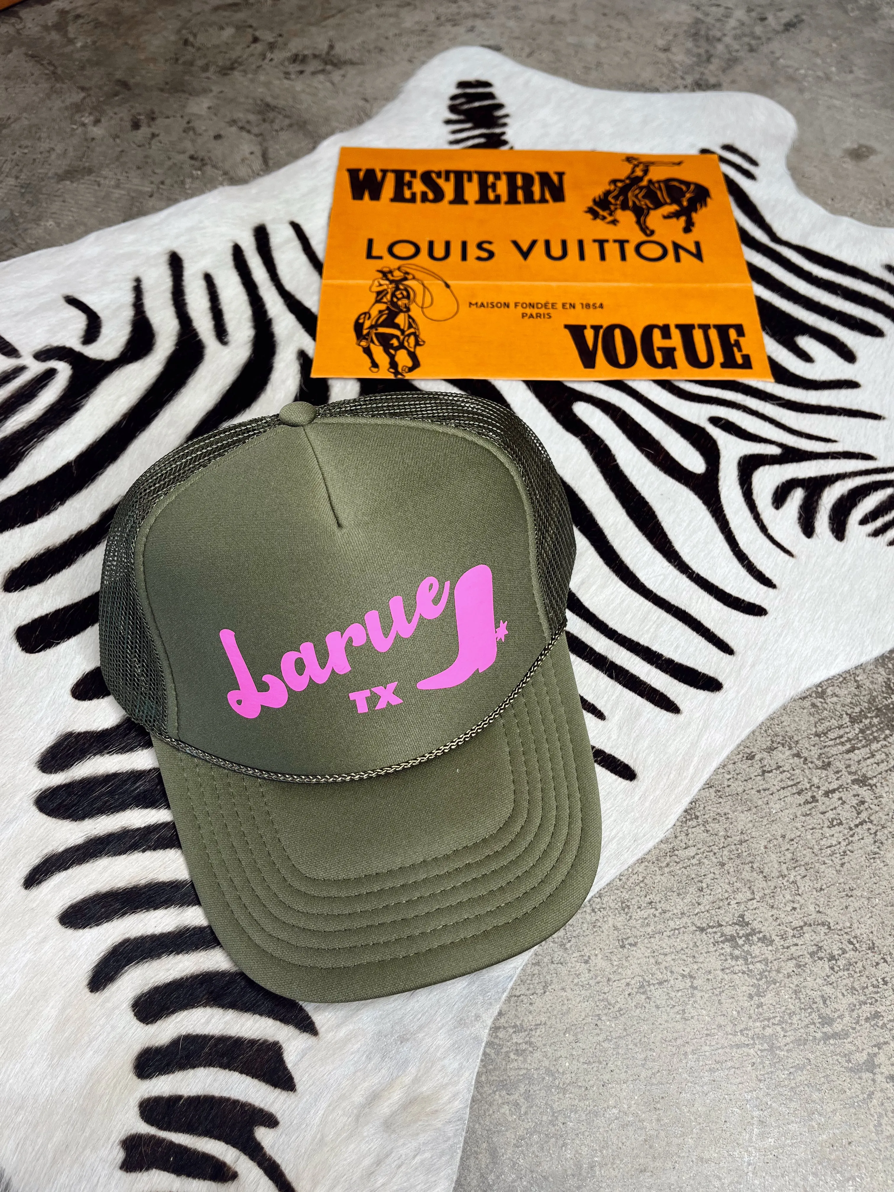 The Larue Tx Trucker Hat