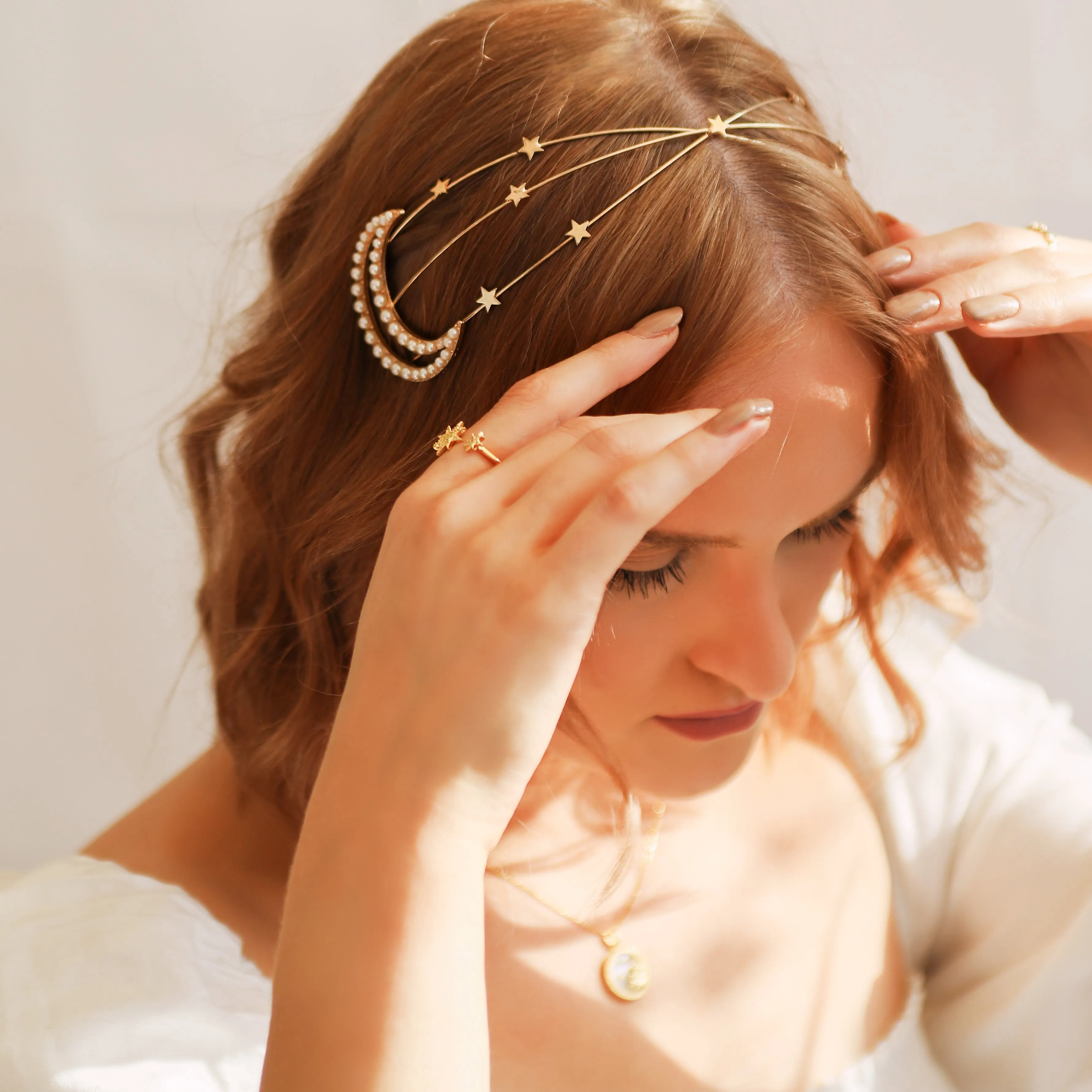The Luna Charles Ultimate Bundle | Earrings & Hair Accessories | Gold