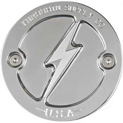 Thrashin Supply Co. Point Covers, Dished, Polished, Fits 17-20 M-Eight
