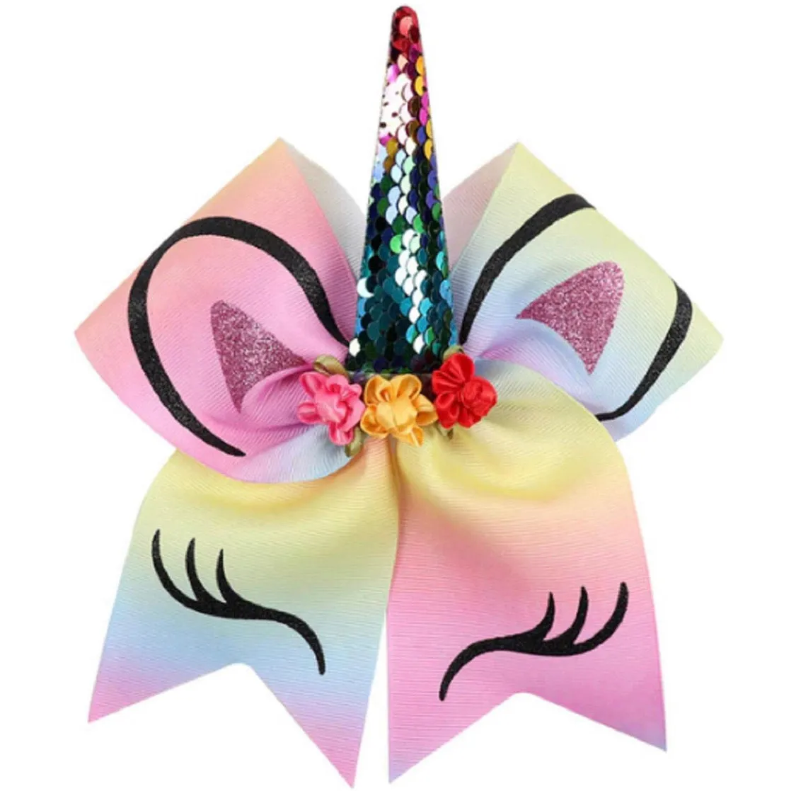 Unicorn Hair Bow
