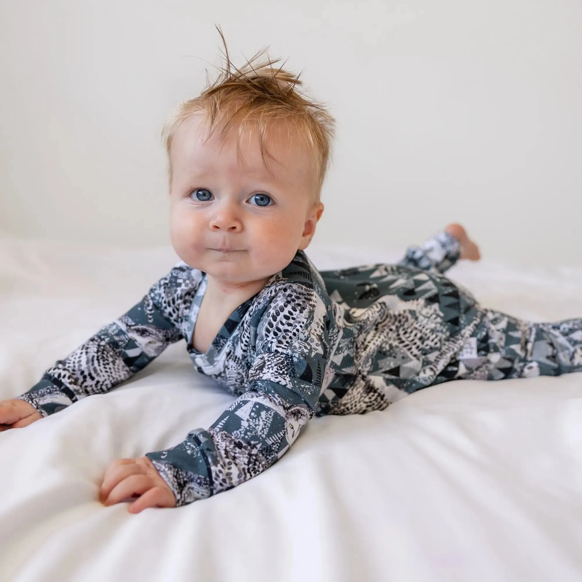 Unisex Artic Owls Popper Baby & Toddler Romper