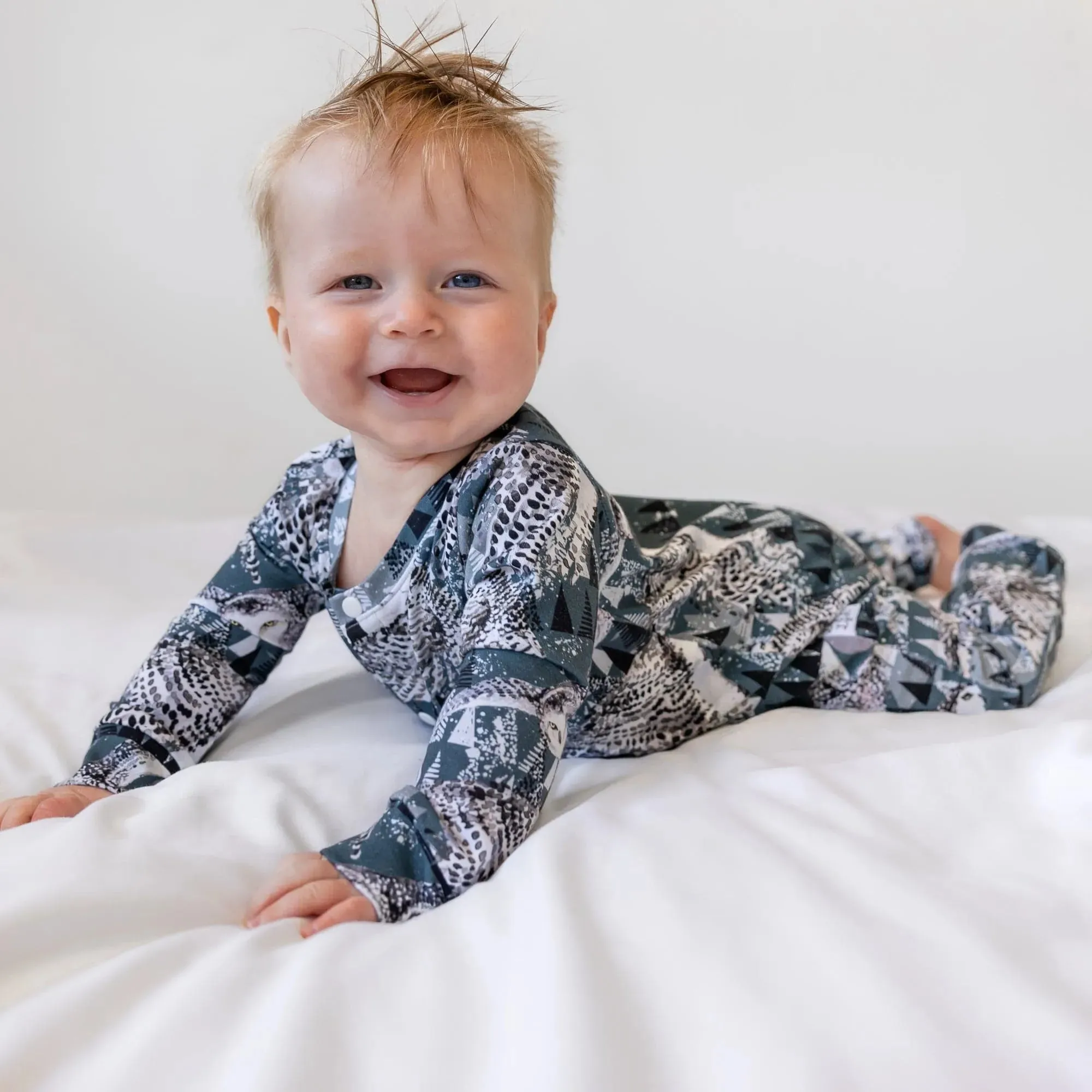Unisex Artic Owls Popper Baby & Toddler Romper