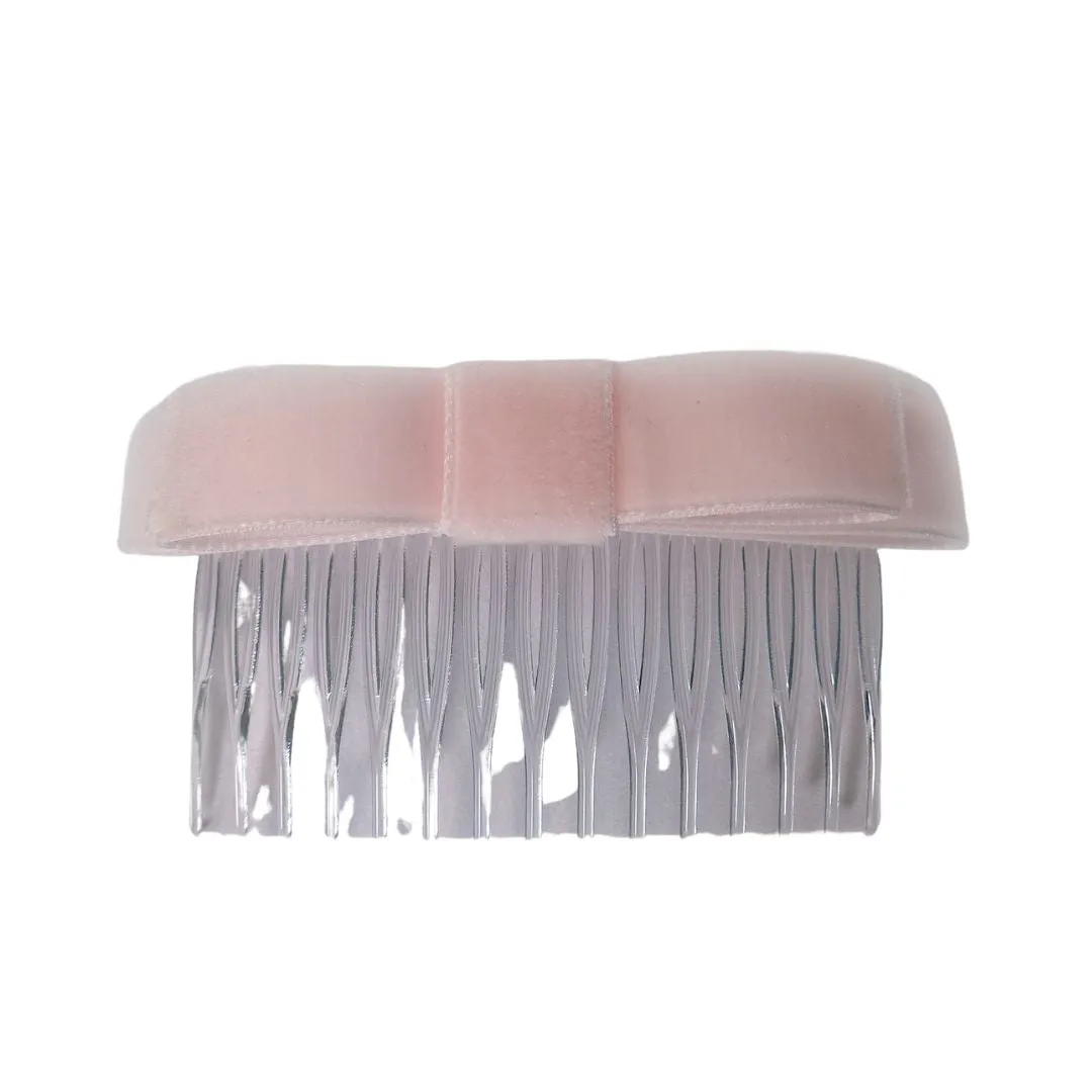 Velvet Straight Bow & Comb