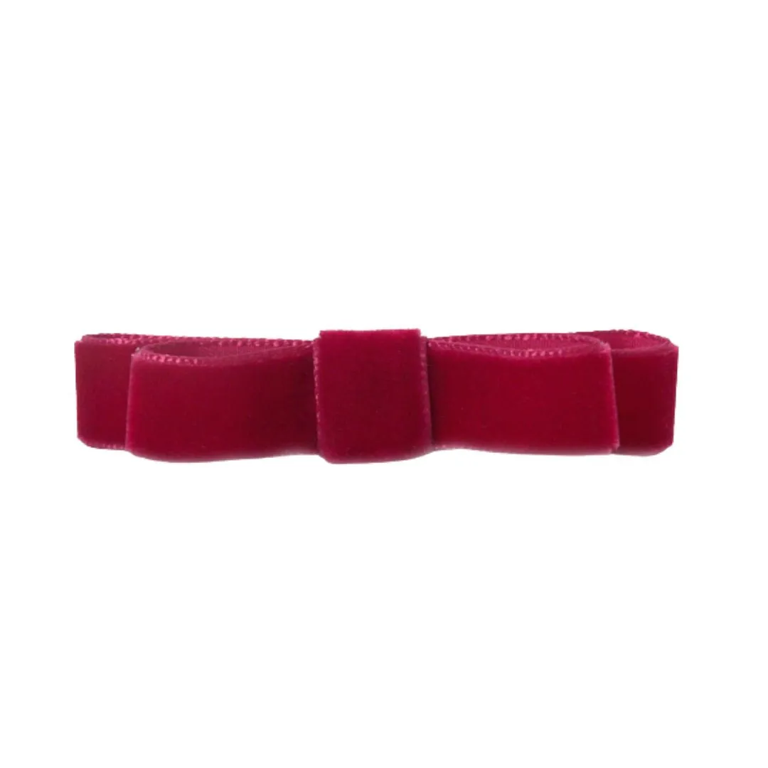 Velvet Straight Bow