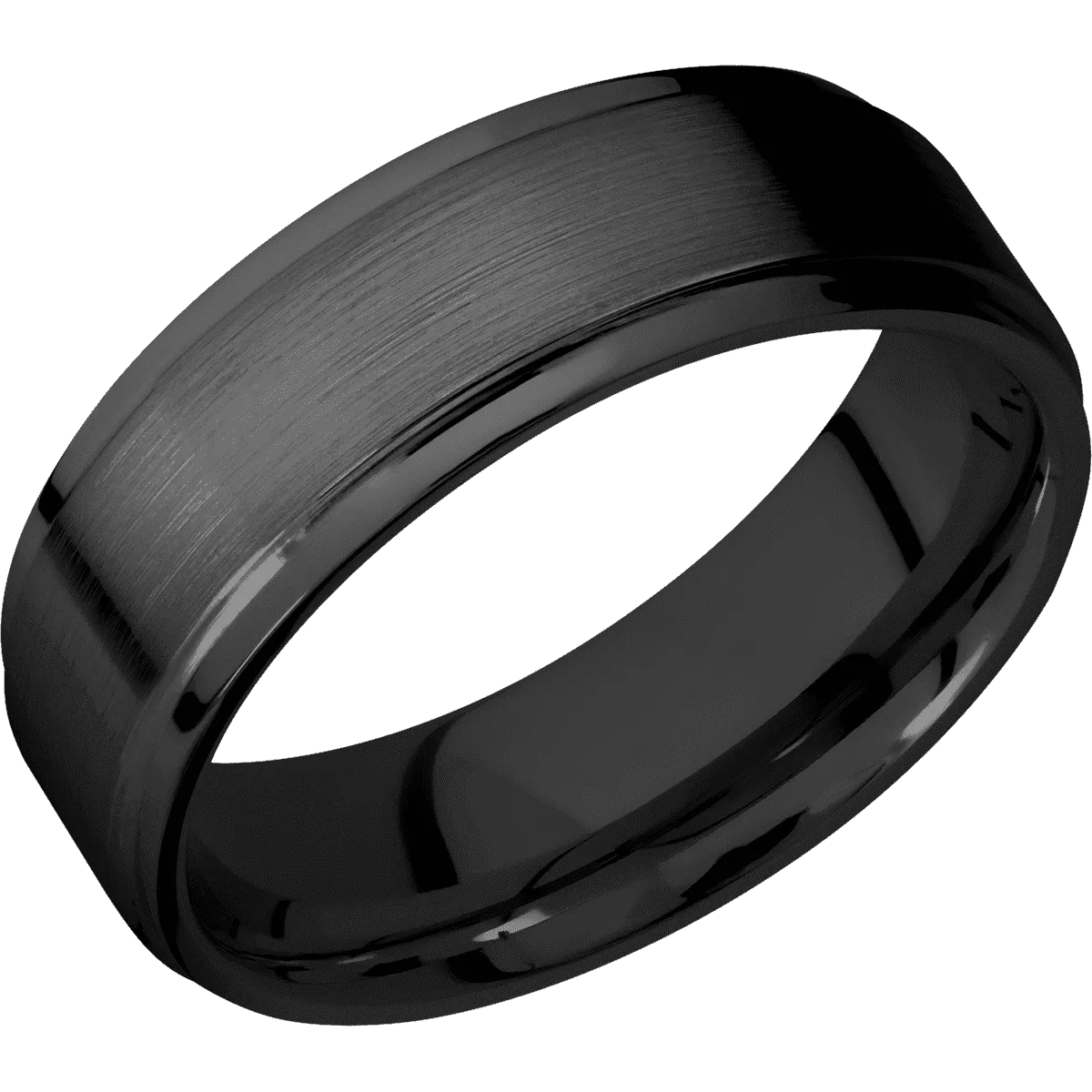 Zirconium with Satin , Polish Finish